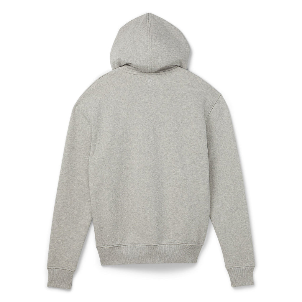 AMI ADC Zip Hoodie (Heather Ash Grey) Top