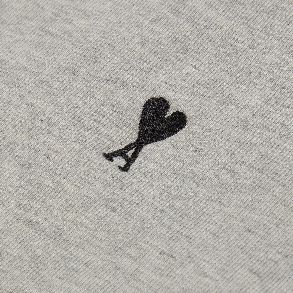 AMI ADC Zip Hoodie (Heather Ash Grey) Top