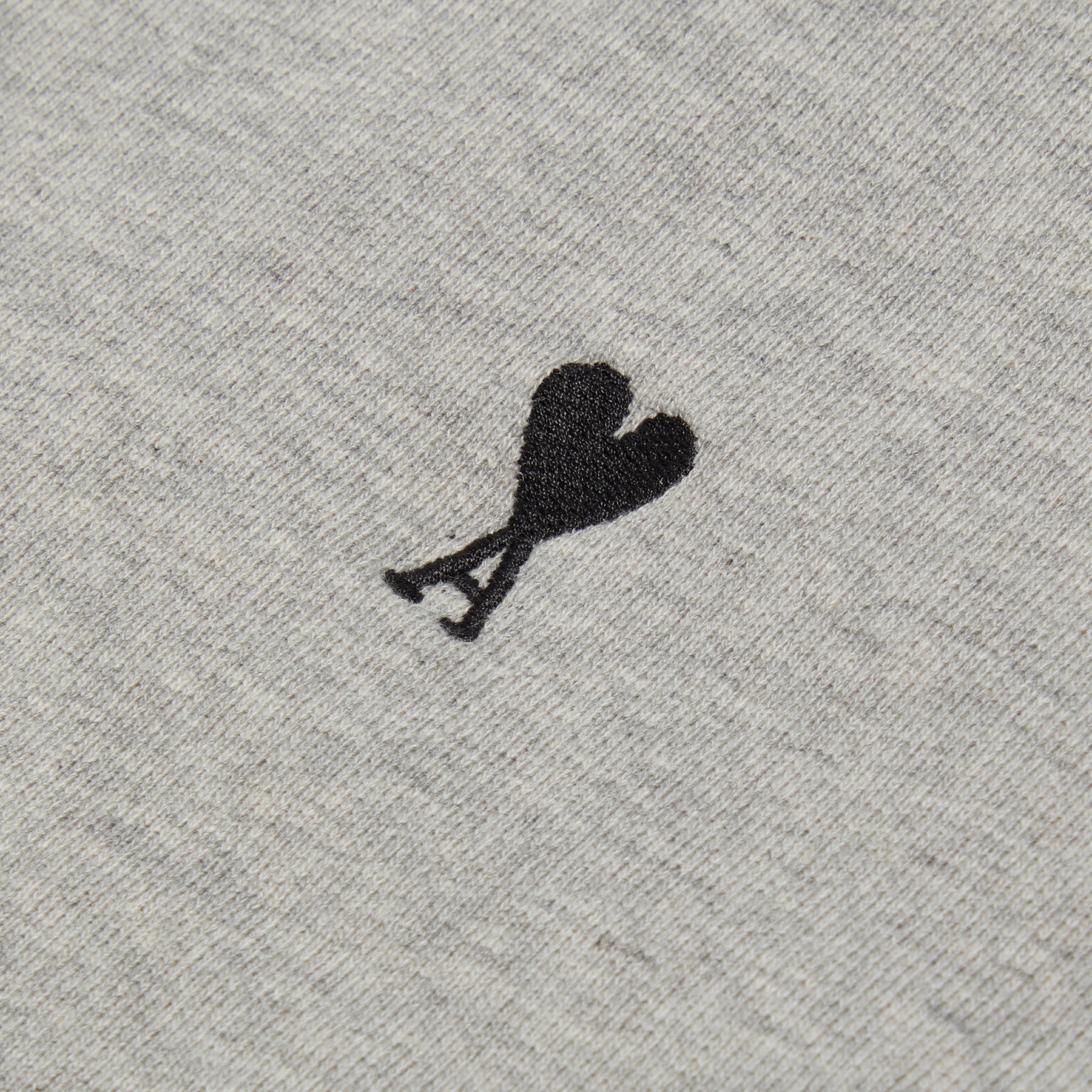 AMI ADC Zip Hoodie (Heather Ash Grey) Top