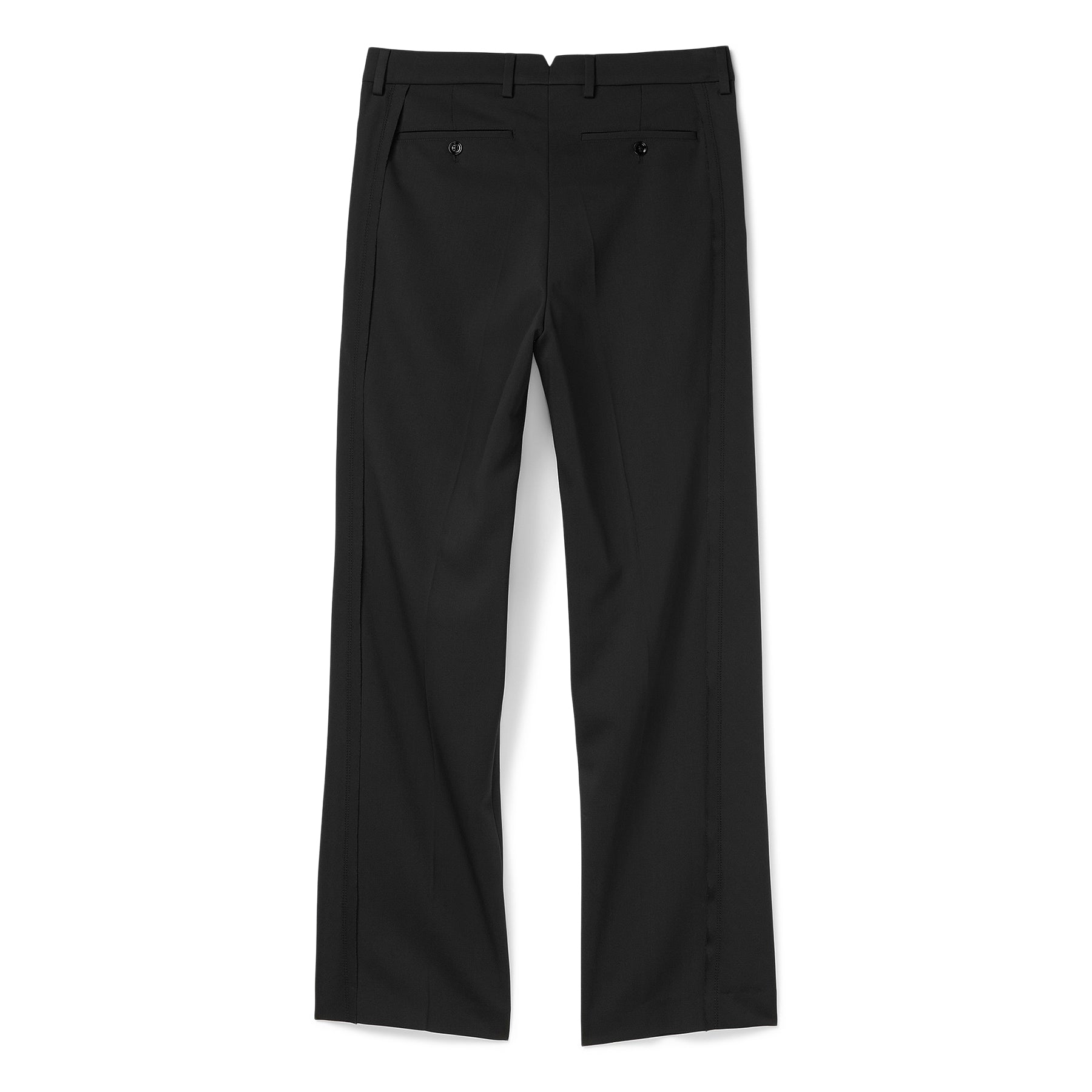 AMI  Wool Elasticated Waist Pant (Anthracite) Trousers