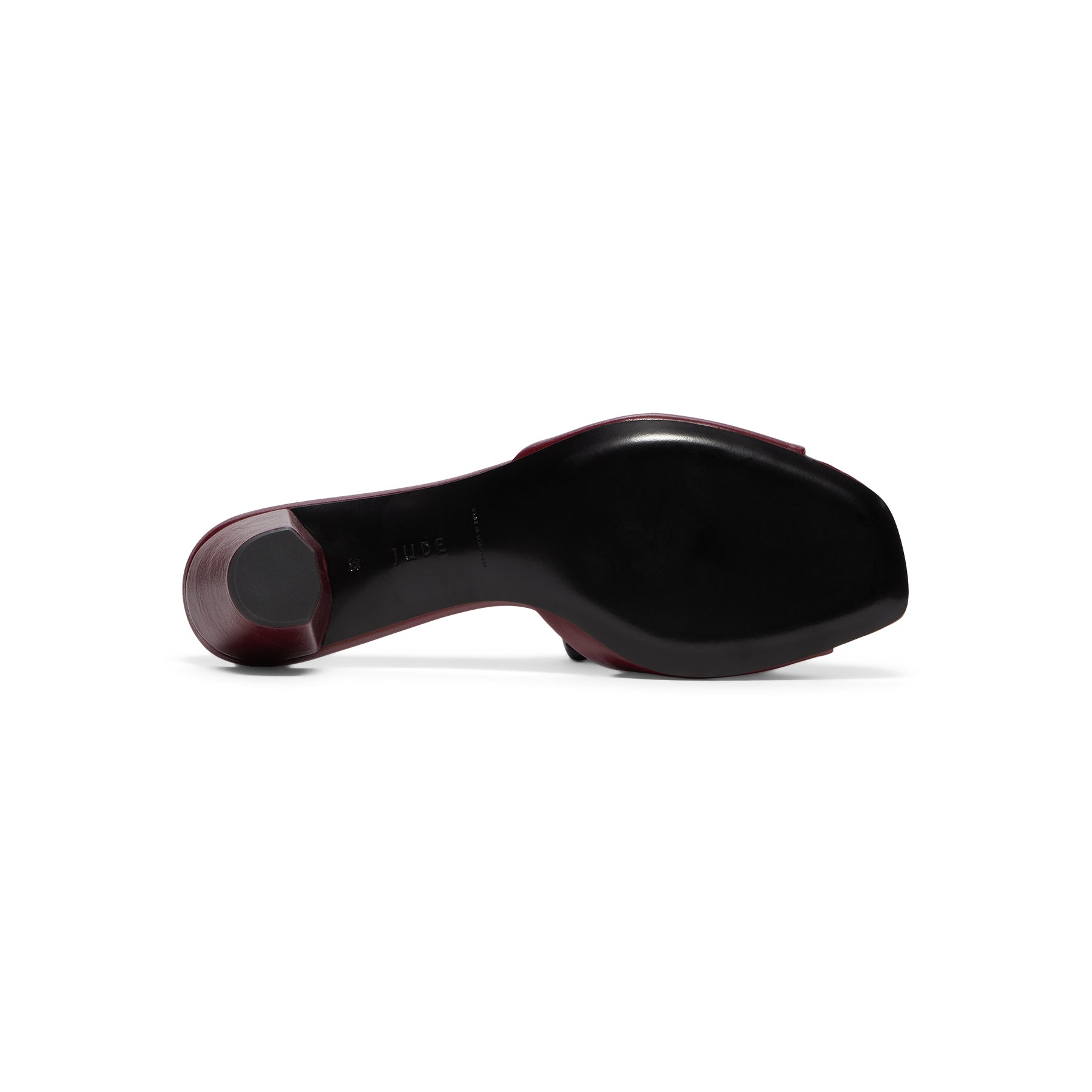 jude-taina-ss25ho012rd002ll001-bordeaux-leather  Footwear
