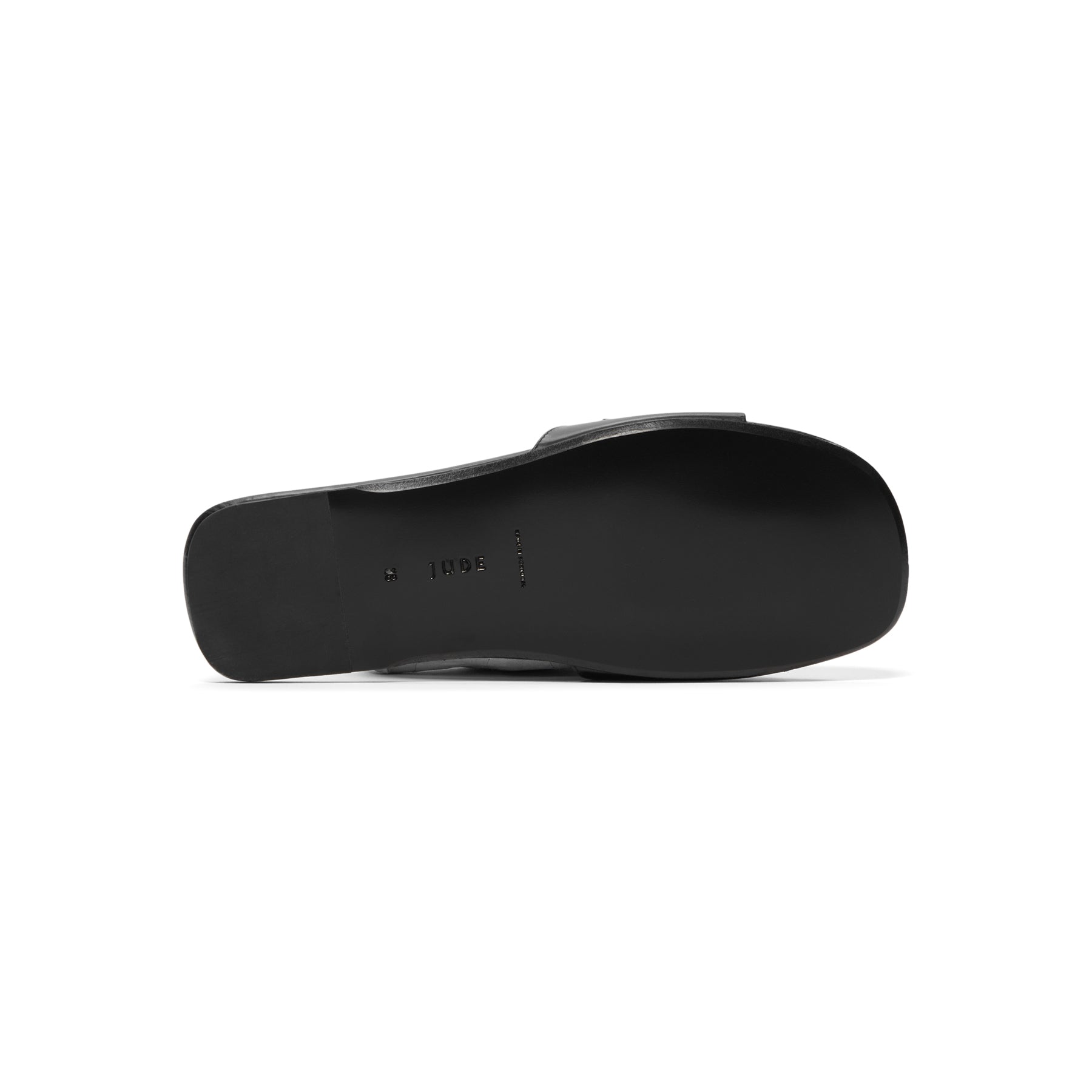 jude-floor-flat-ss25fo006bk001cl014-black-leather  Footwear