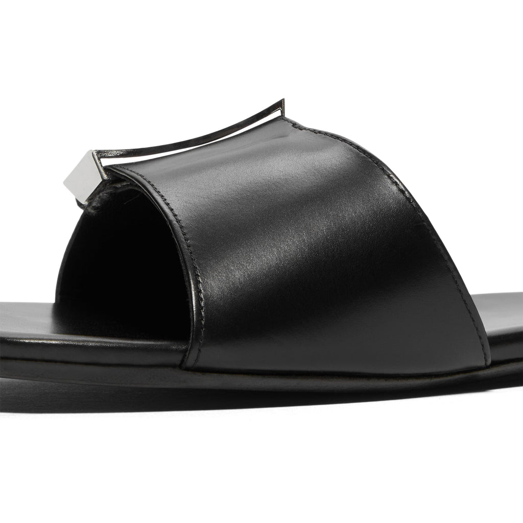 jude-floor-flat-ss25fo006bk001cl014-black-leather  Footwear
