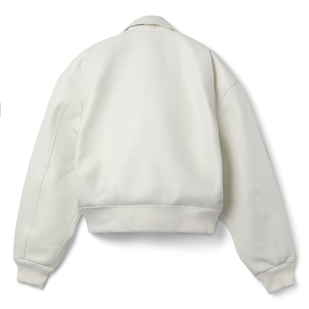 Adidem Asterisks Lambskin Jacket (White) Top