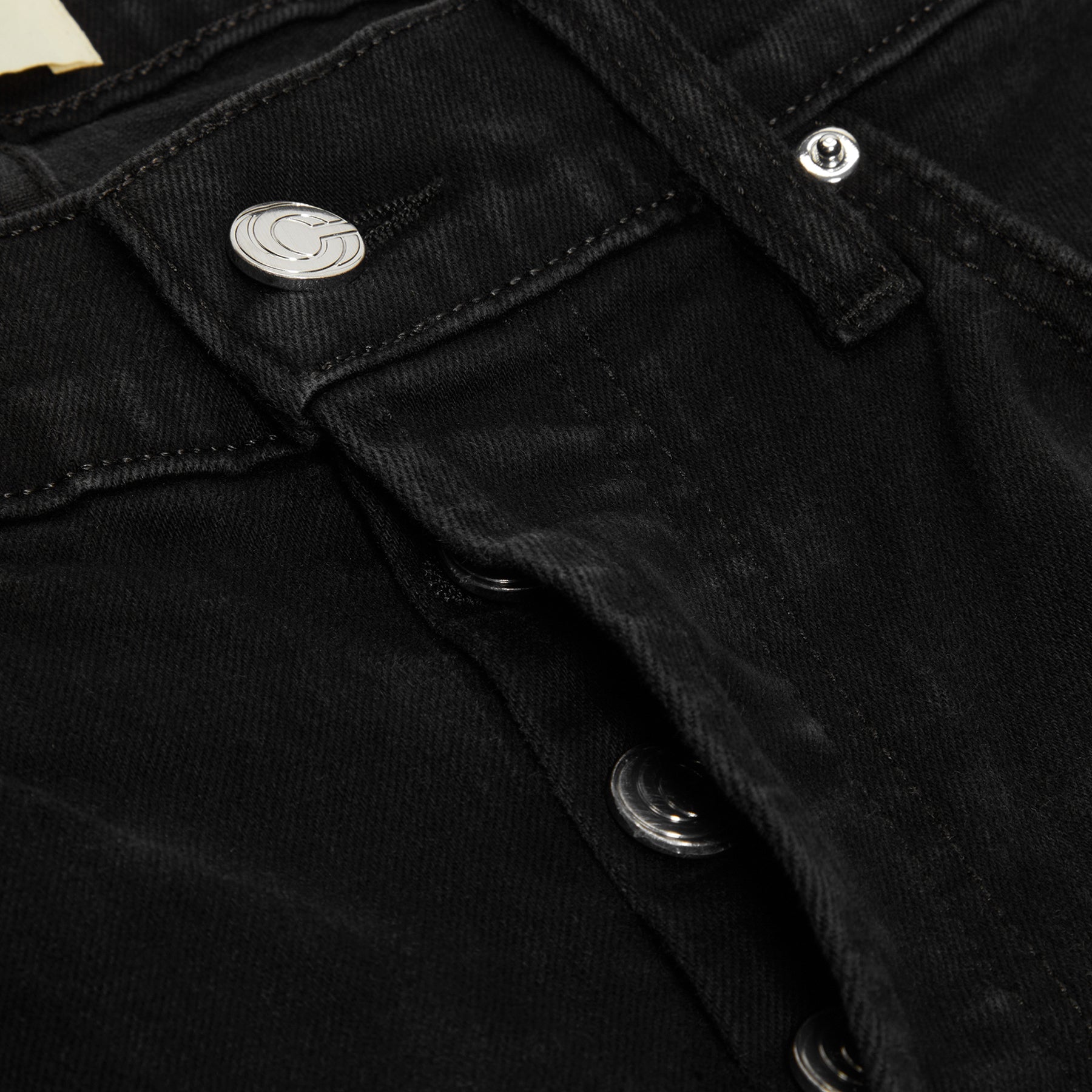 CNCPTS Washed Black Straight Denim (Black) Trousers