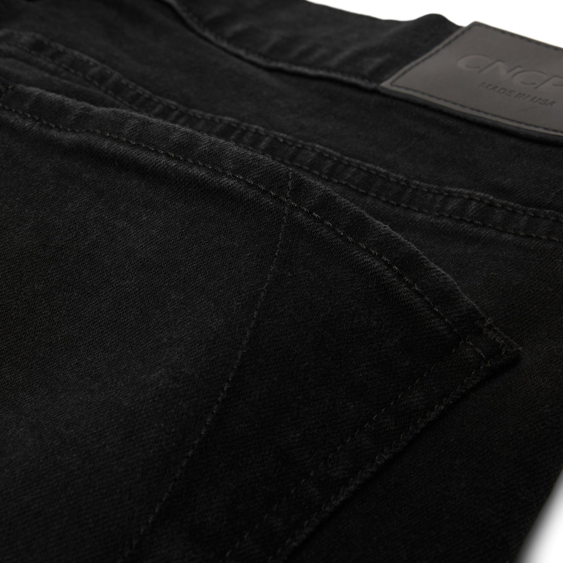 CNCPTS Washed Black Straight Denim (Black) Trousers