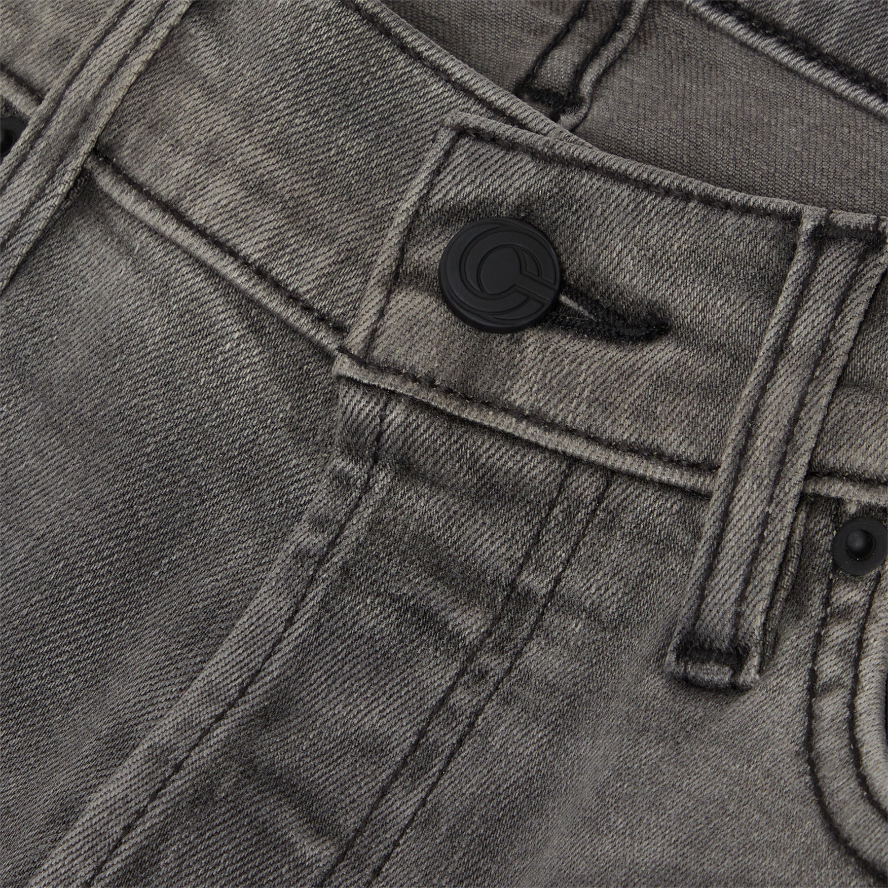 CNCPTS Coated Bootcut Denim (Grey) Trousers