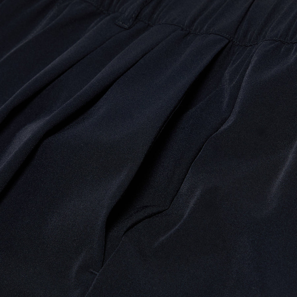 Dime Pleated Nylon Pants (Black) Trousers