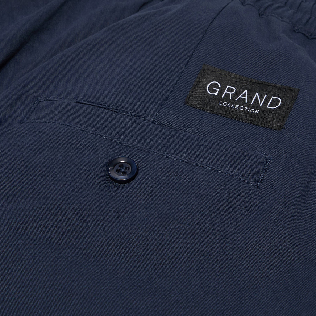Grand Collection Cotton Pant (Navy) Trousers