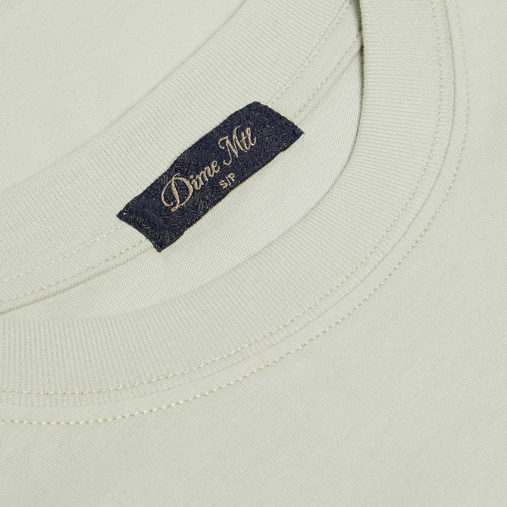 Dime Cursive Small Logo T-Shirt (Charcoal Moss) Top