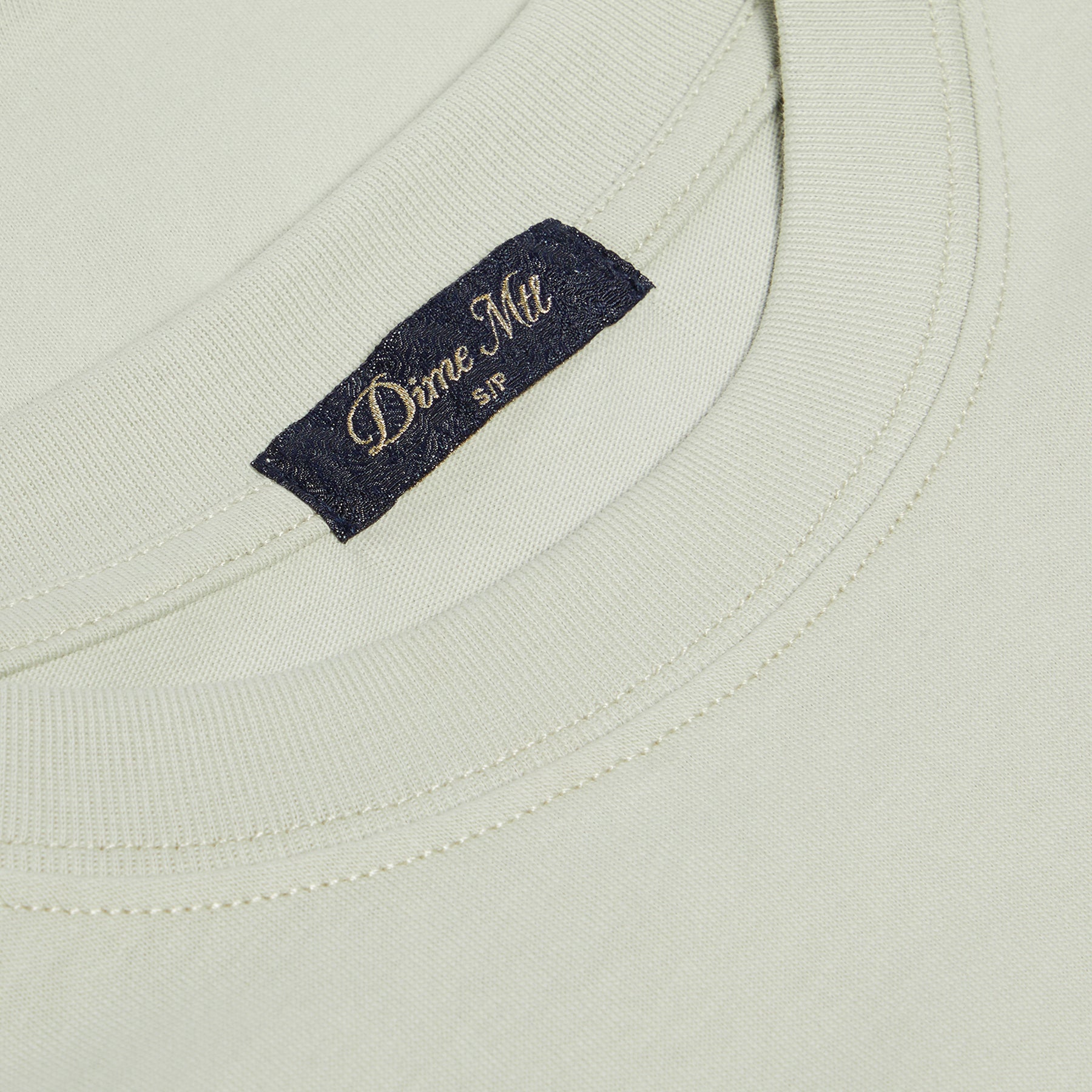 Dime Cursive Small Logo T-Shirt (Charcoal Moss) Top
