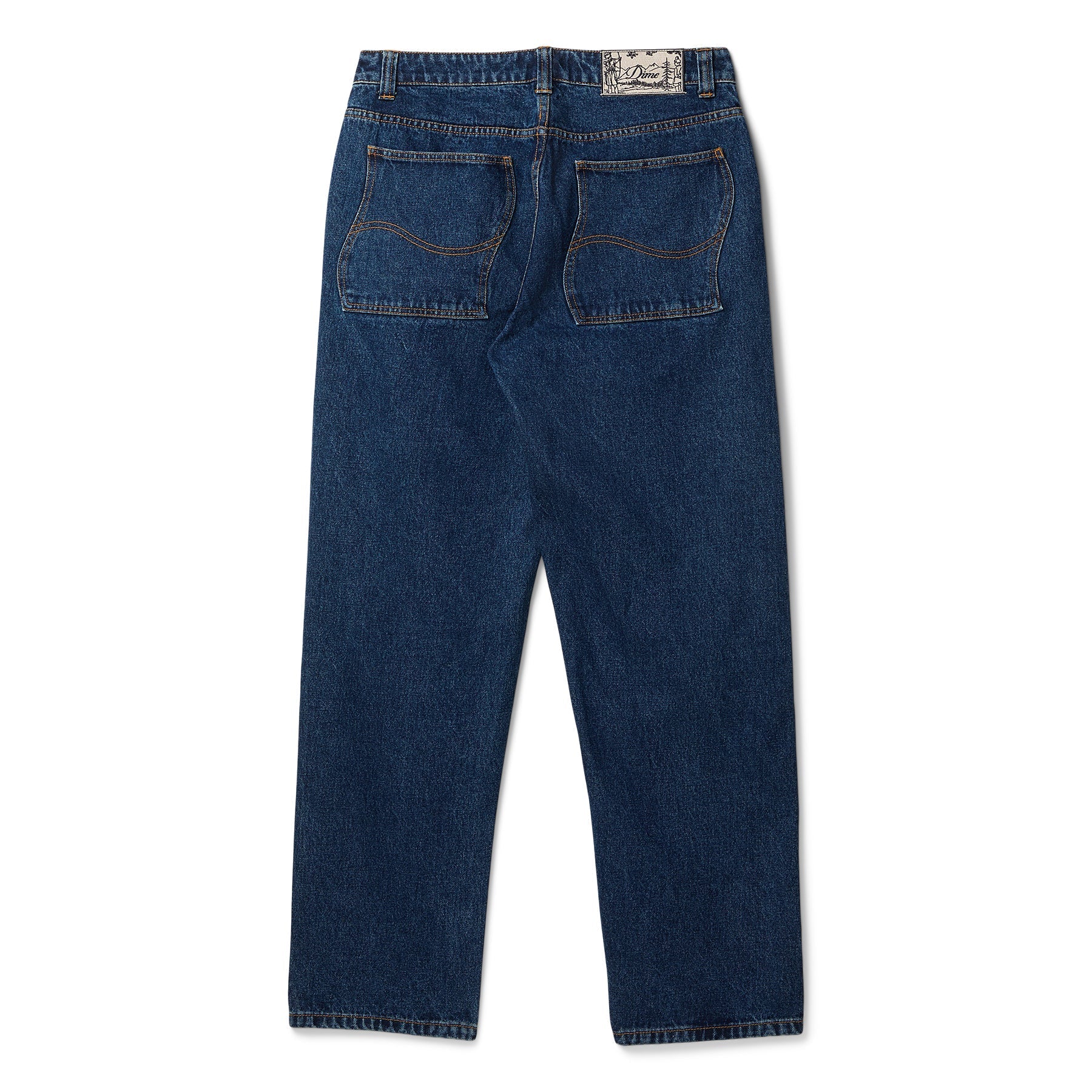 Dime Classic Relaxed Denim Pants (Faded Indigo) Trousers