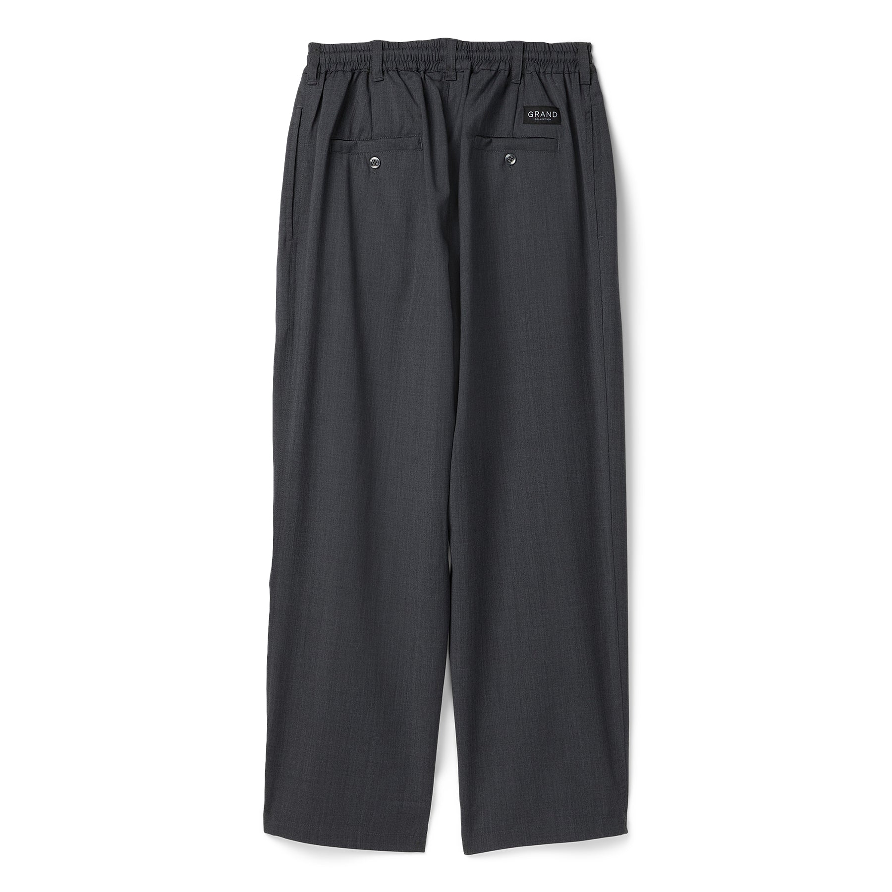 Grand Collection Wool Pant (Charcoal) Trousers