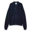 Grand Collection Knit Quarter Zip Sweater (Midnight Navy) Top