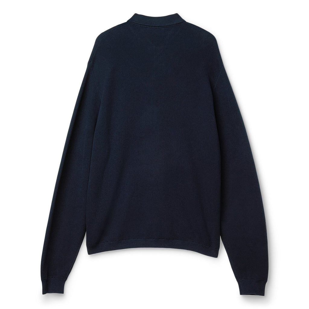 Grand Collection Knit Quarter Zip Sweater (Midnight Navy) Top