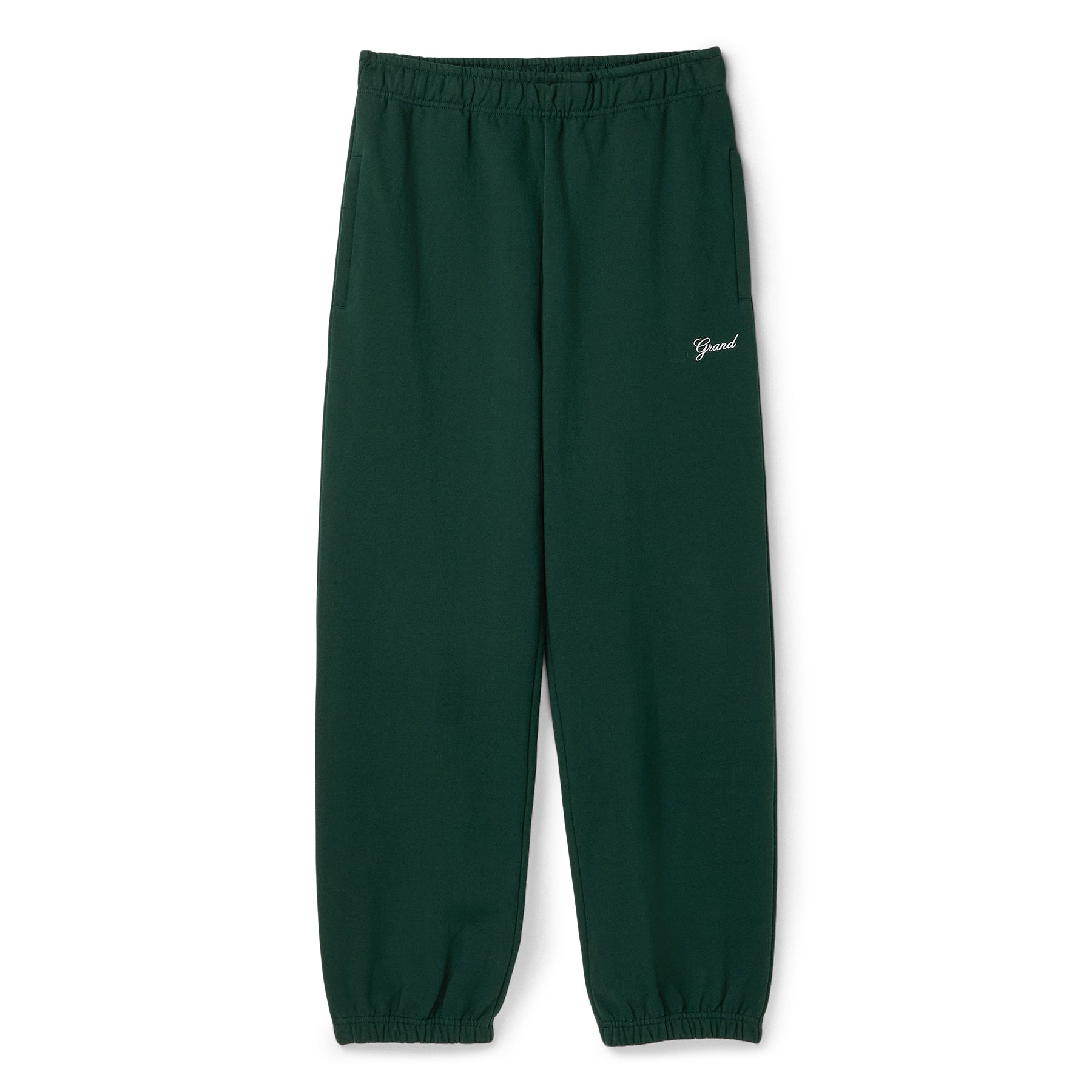 Grand Collection Script Sweatpants (Forest) Trousers
