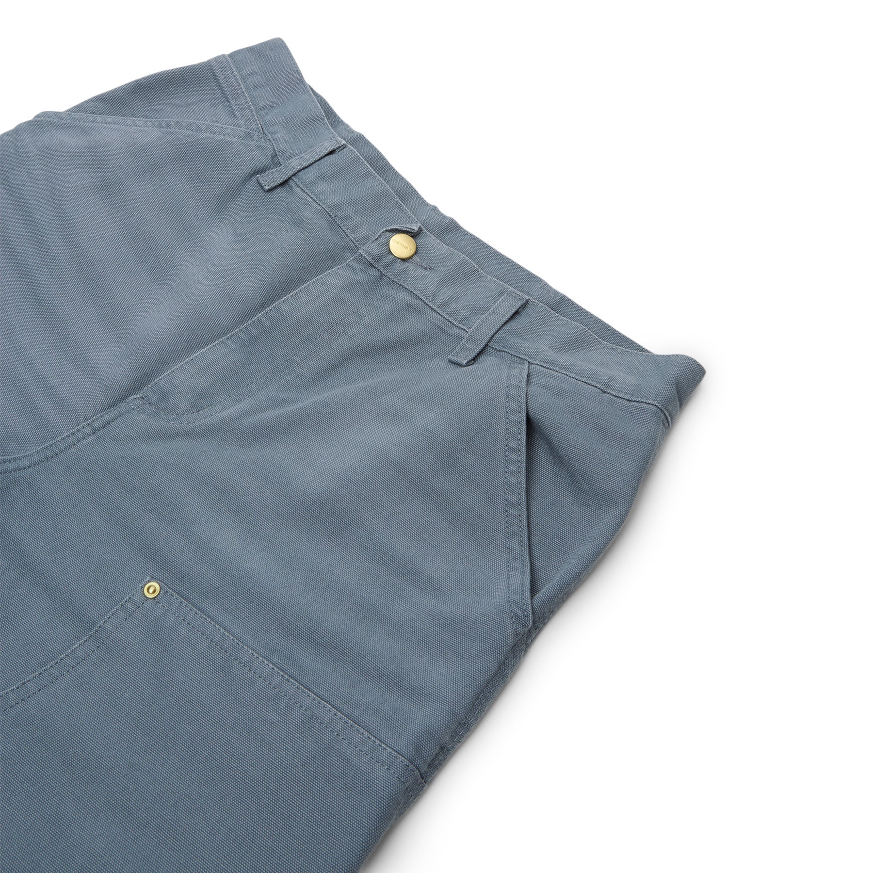 Carhartt WIP Double Knee Pant (Cozy Blue (Stone Canvas)) Trousers