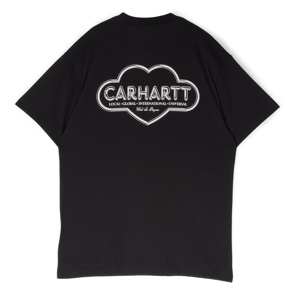 Carhartt WIP S/S Cloud Heart T-Shirt (Black) Top