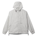 A Bathing Ape Solid Color Nylon Hooded Jacket (Gray) Top