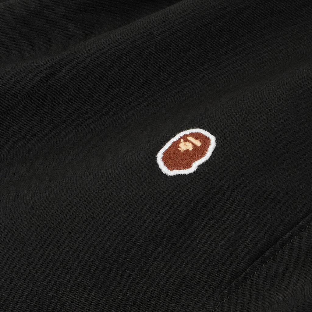 A Bathing Ape Head One Point Chef Pants (Black) Trousers
