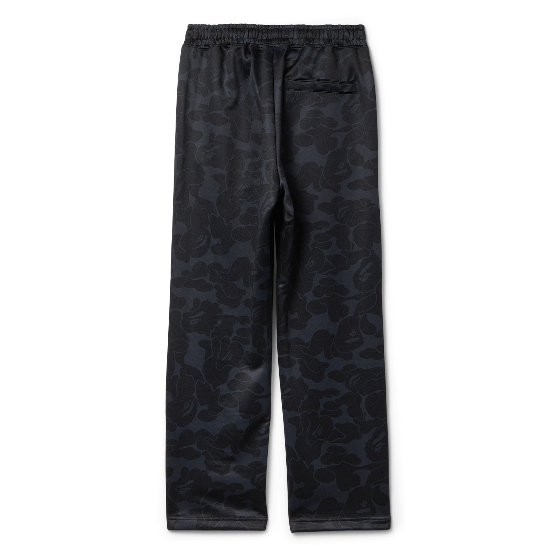 A Bathing Ape Solid Camo Bathing Ape Logo Relaxed Fit Sweat Pants (Black) Trousers