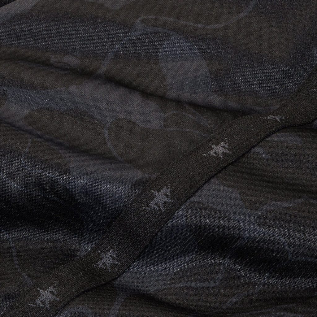 A Bathing Ape Solid Camo Bathing Ape Logo Relaxed Fit Sweat Pants (Black) Trousers