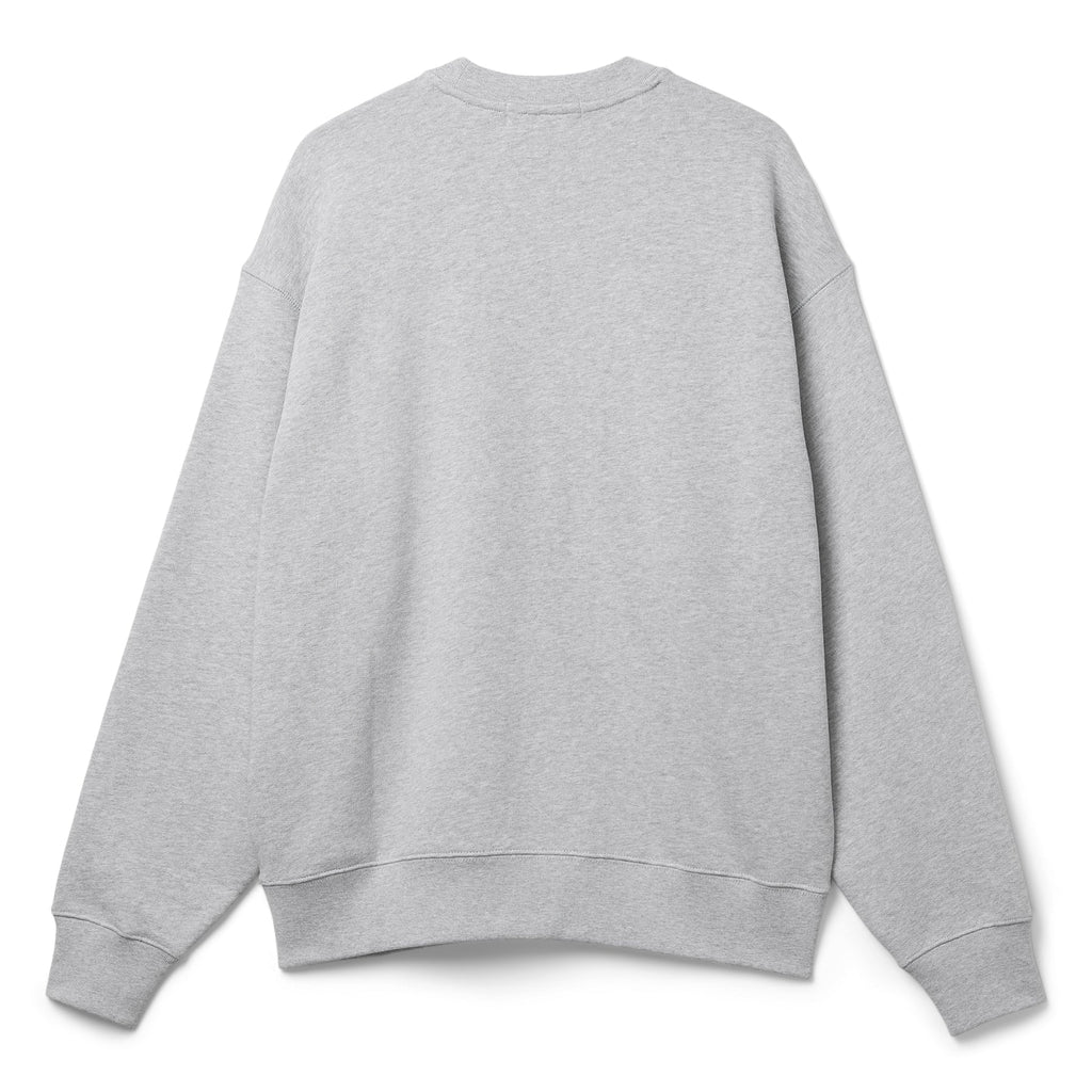 A Bathing Ape Map Camo College Relax Fit Crewneck Sweatshirt (Grey) Top
