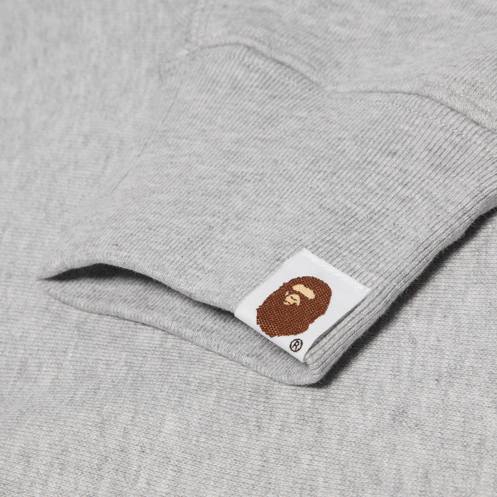 A Bathing Ape Map Camo College Relax Fit Crewneck Sweatshirt (Grey) Top
