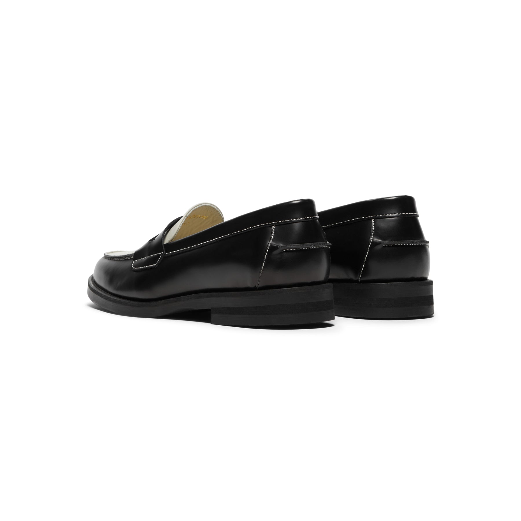 duke-dexter-wilde-black-white-penny-loafer-pwwbwpen-black-white  Footwear