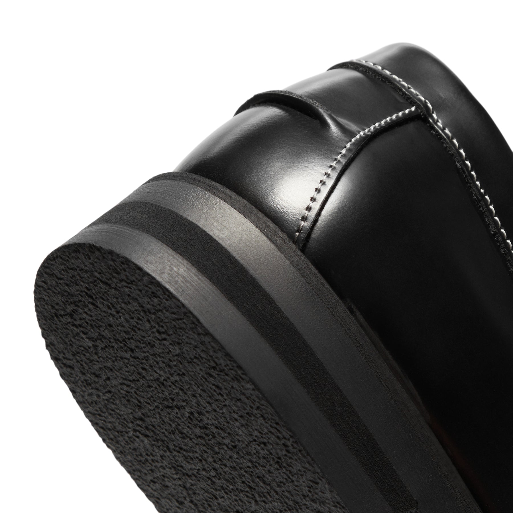 duke-dexter-wilde-black-white-penny-loafer-pwwbwpen-black-white  Footwear