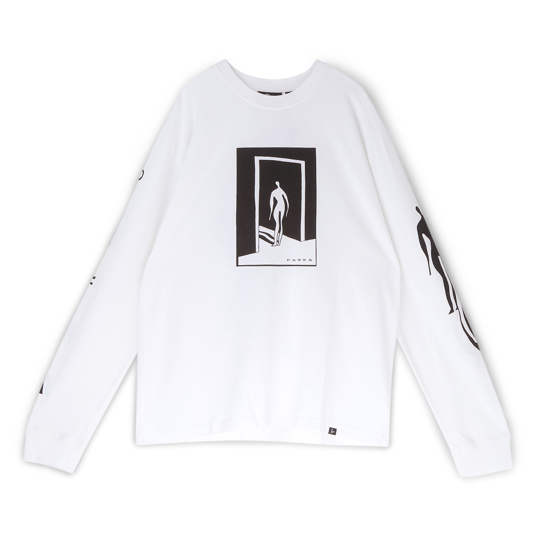 by Parra The Hotel Long Sleeve T-Shirt (White) Top