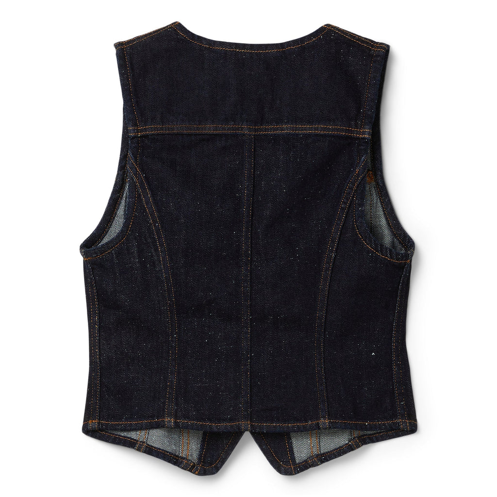 GANNI Neppy Denim Vest (Dark Blue Stone) Top