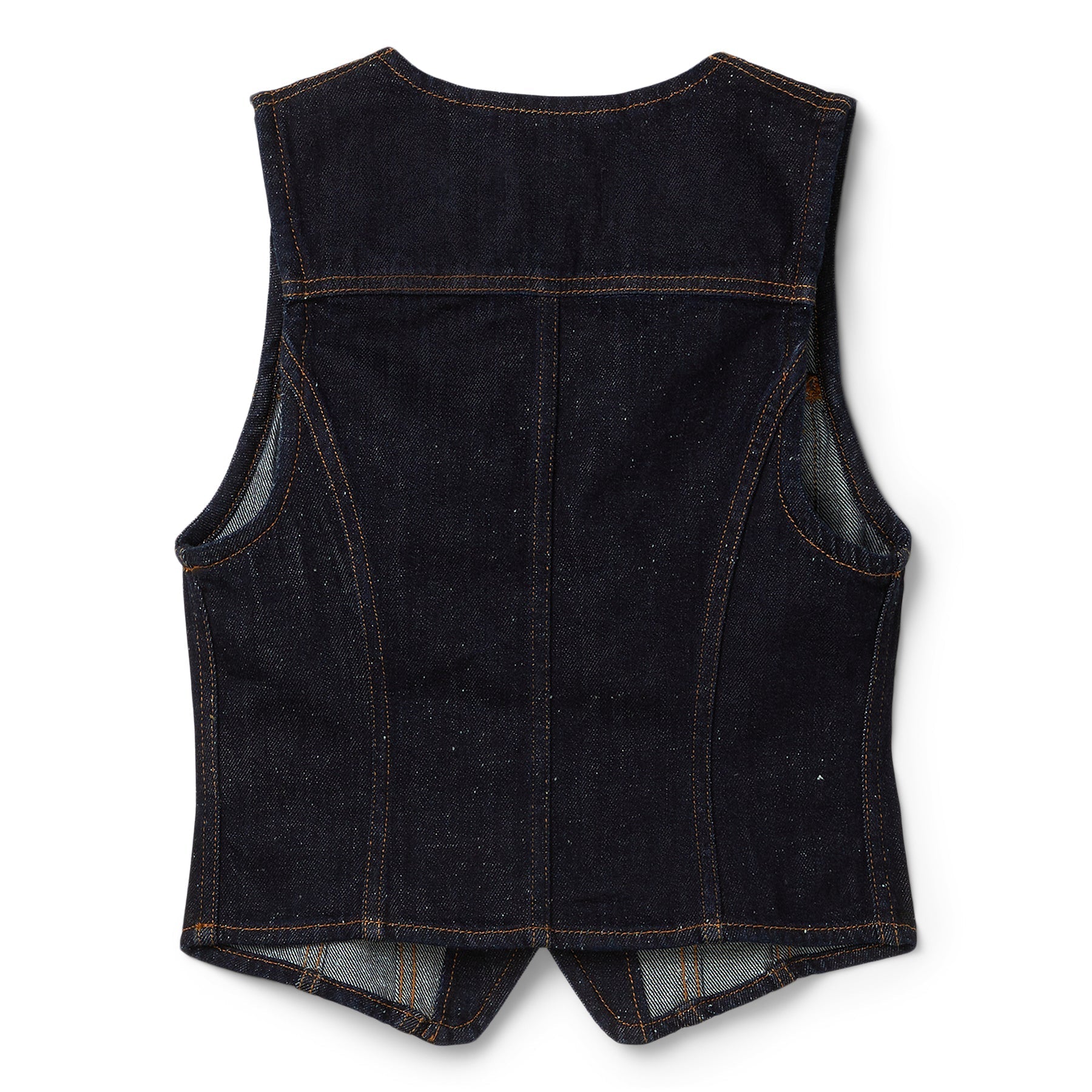 GANNI Neppy Denim Vest (Dark Blue Stone) Top