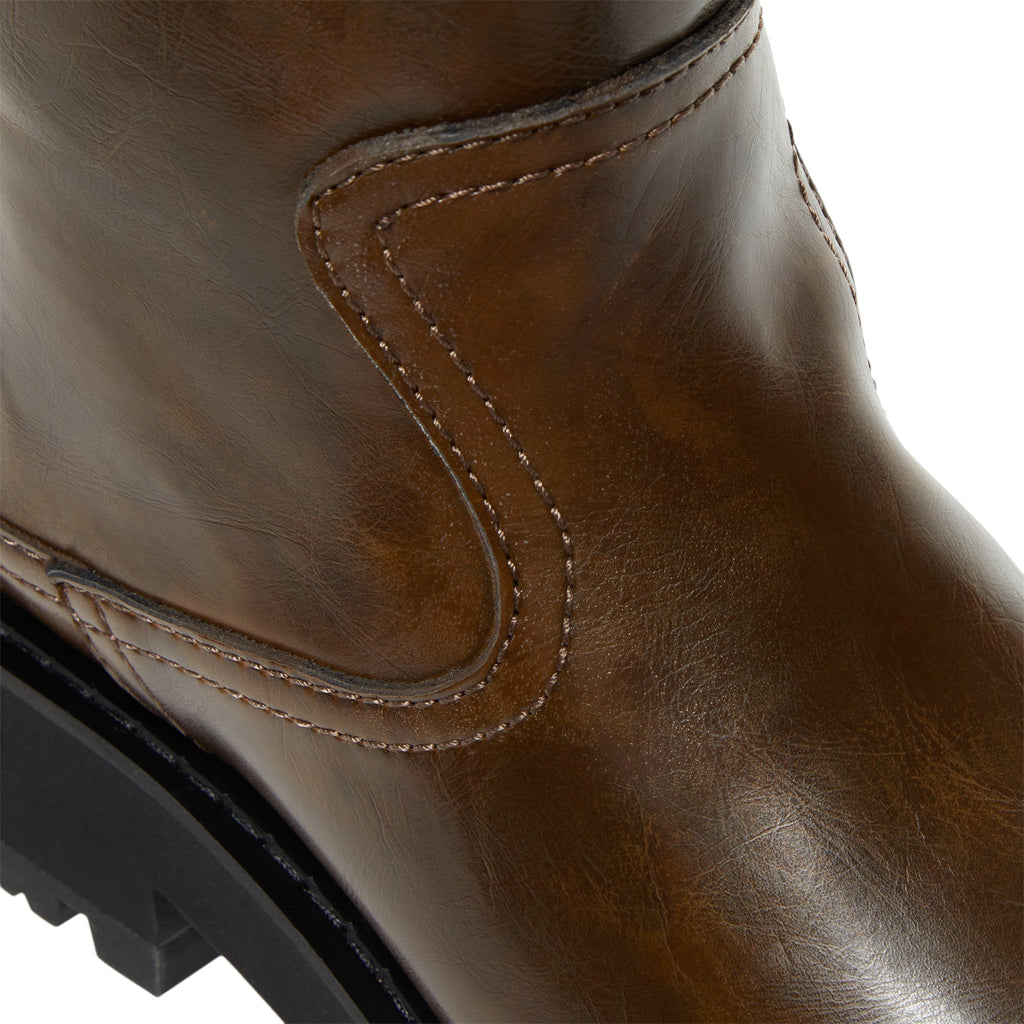 ganni-studs-low-boot-crinkle-oleatex-s3024-826-dark-olive  Footwear