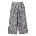 GANNI Fil Coupe Suiting Big Pleat Pants (Mockingbird) Trousers