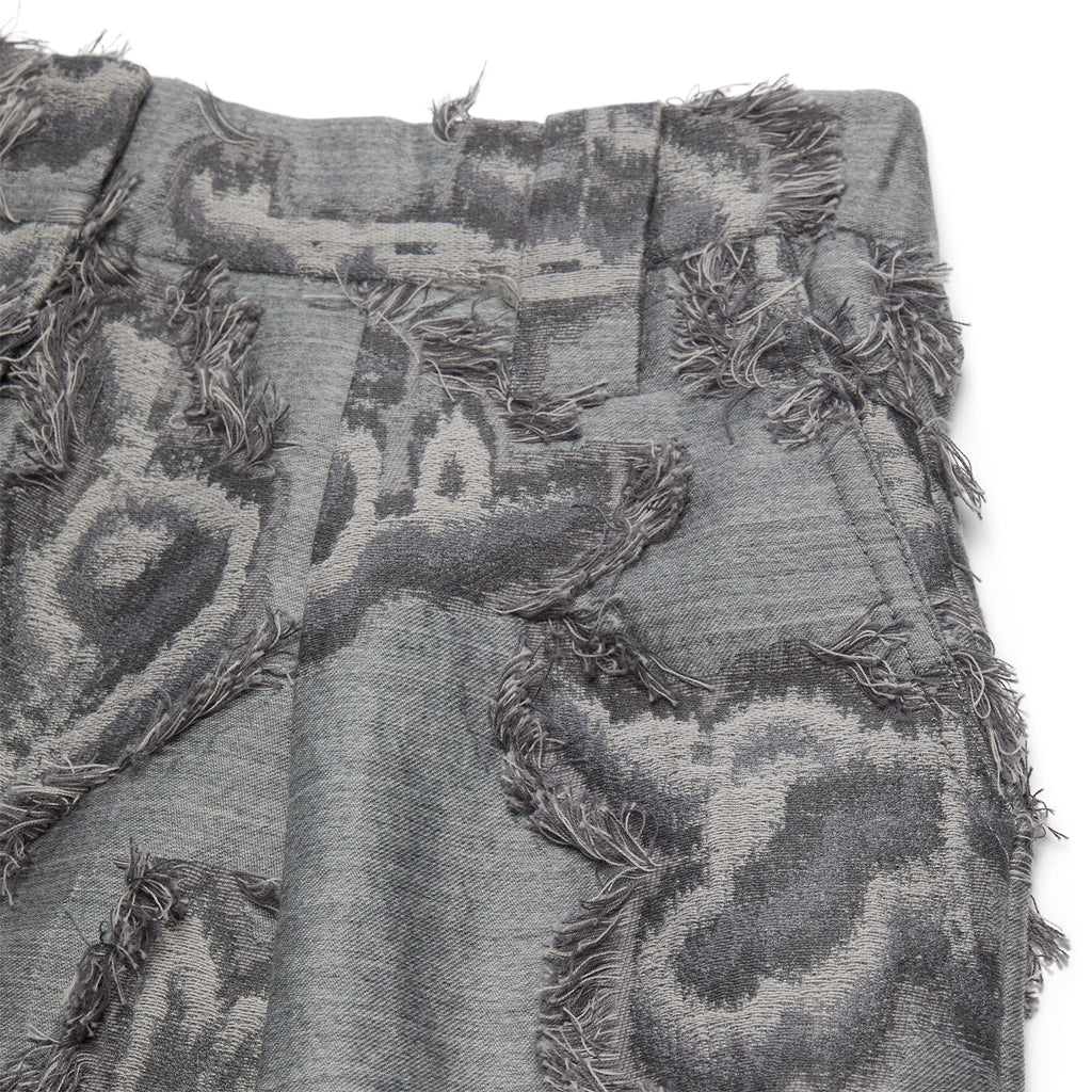 GANNI Fil Coupe Suiting Big Pleat Pants (Mockingbird) Trousers