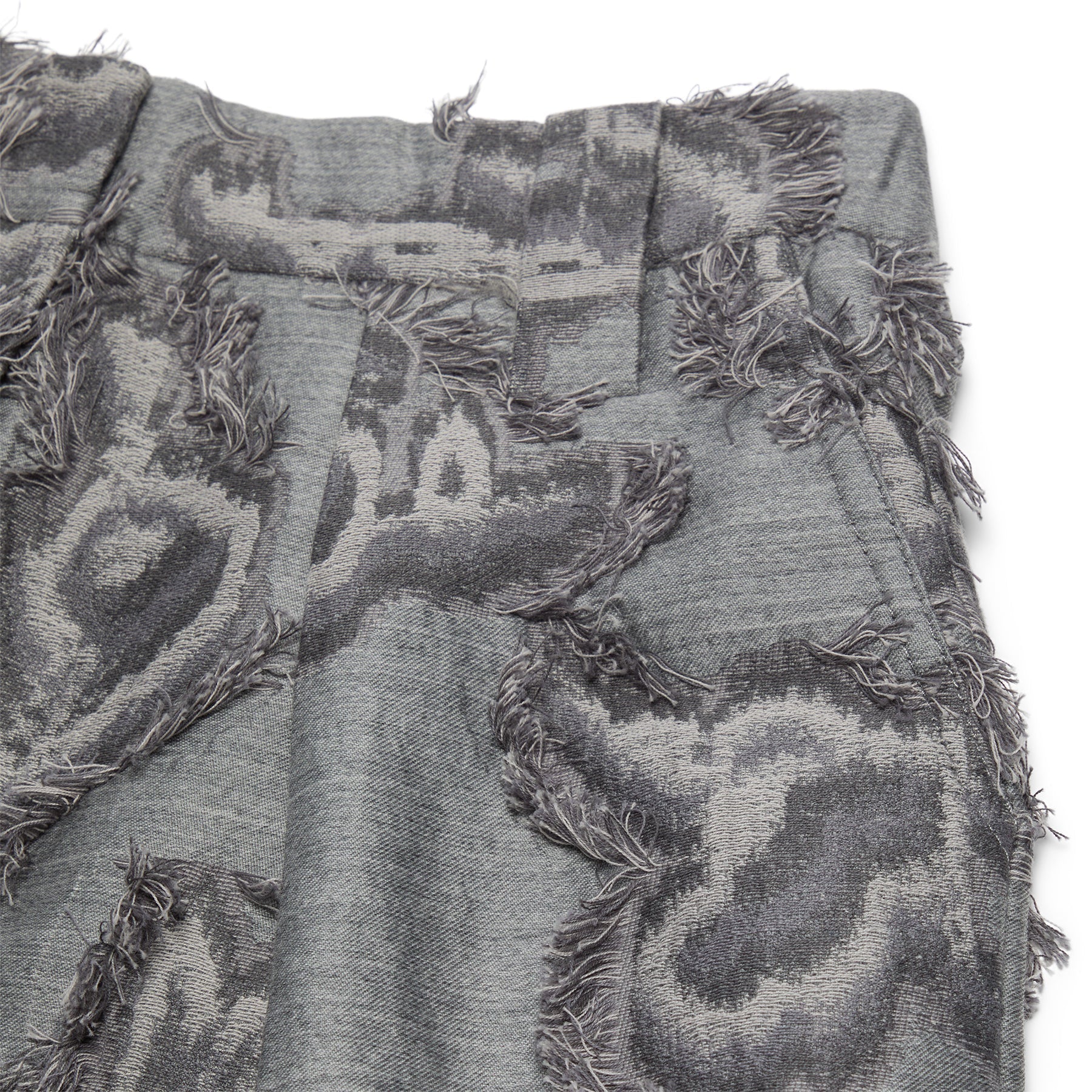GANNI Fil Coupe Suiting Big Pleat Pants (Mockingbird) Trousers
