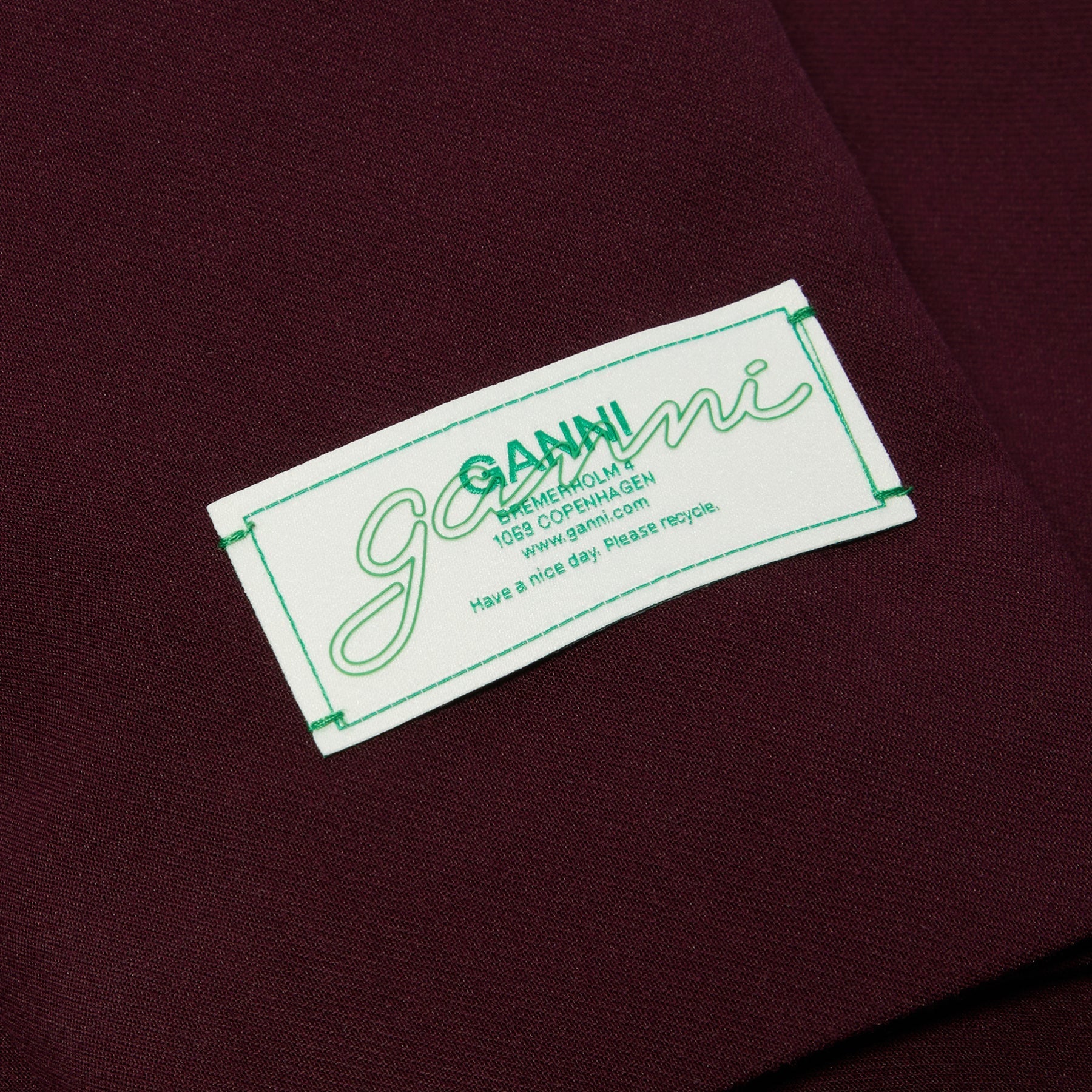 GANNI Future Twill Suiting Blazer (Port Royale) Top