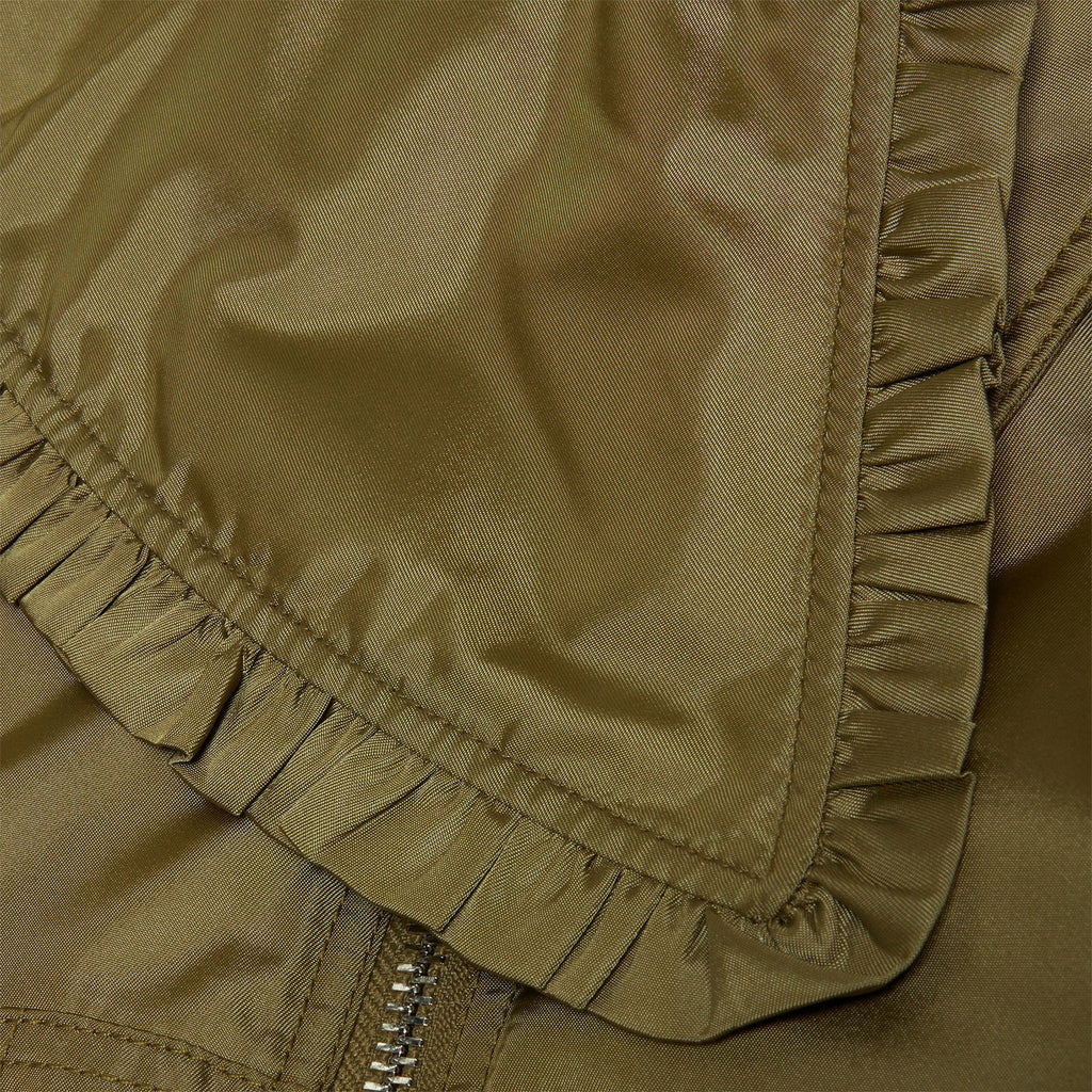 GANNI Duchesse Nylon Fitted Jacket (Boa) Top