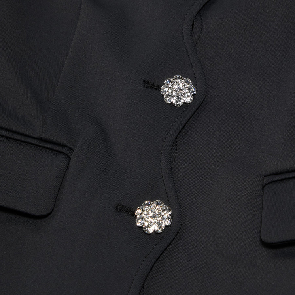 GANNI Structured Blazer (Phantom) Top