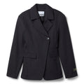 GANNI Stretch Stripe Blazer (Phantom) Top