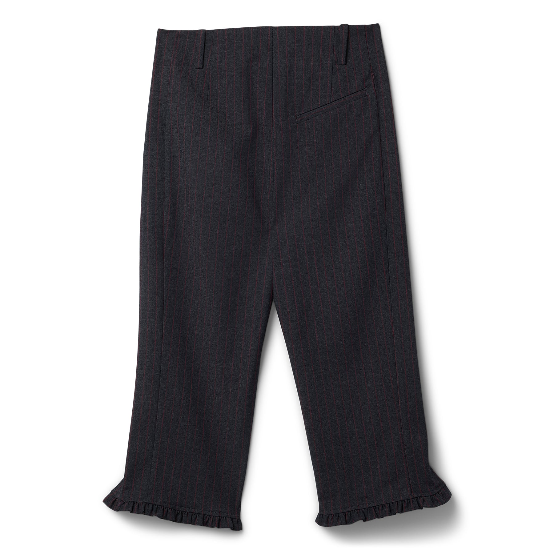 GANNI Stretch Stripe Tailoring Capri Pants (Phantom) Trousers