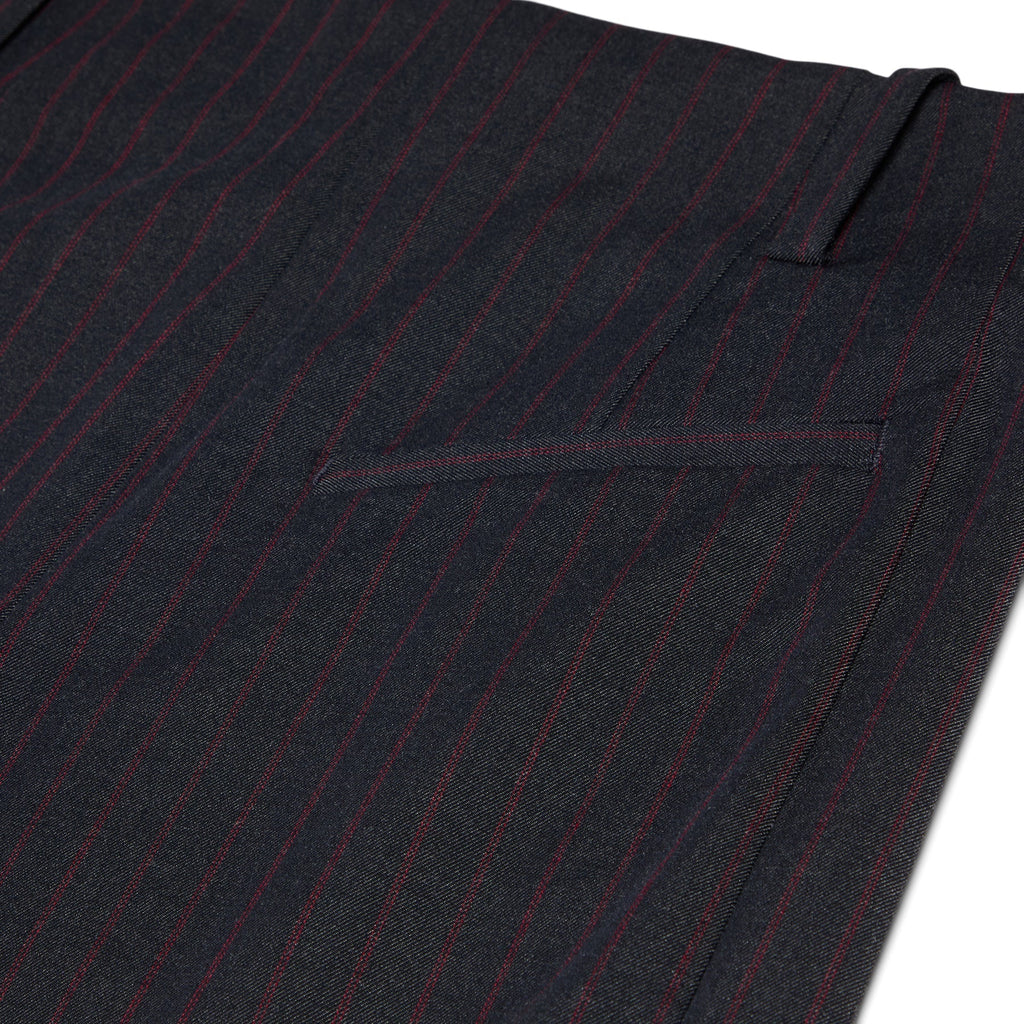 GANNI Stretch Stripe Tailoring Capri Pants (Phantom) Trousers