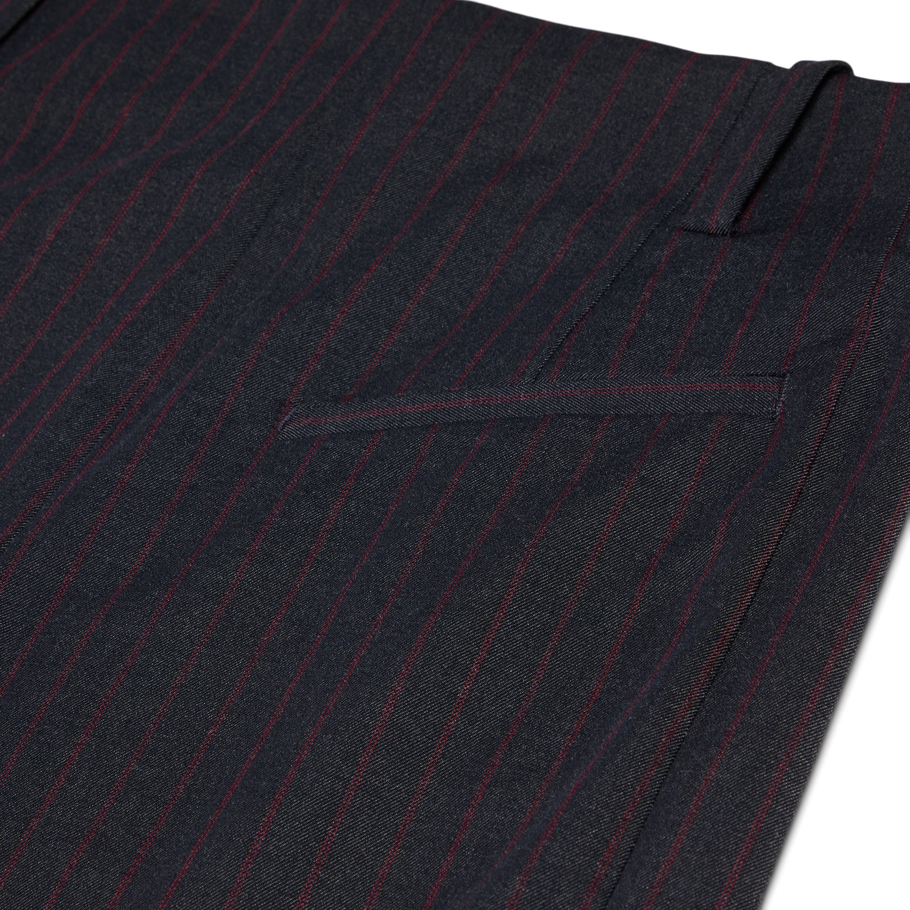 GANNI Stretch Stripe Tailoring Capri Pants (Phantom) Trousers