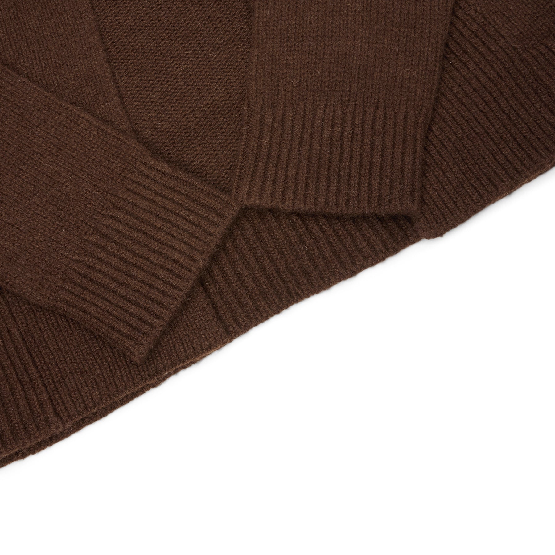 GANNI Open Back Pullover Sweater (Shaved Chocolate) Top