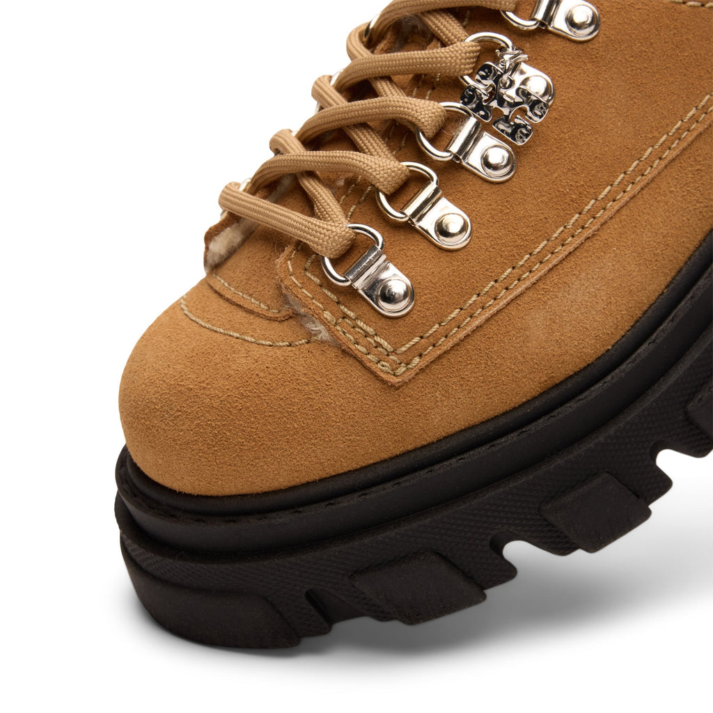 ganni-cleated-derbies-suede-cognac  Footwear
