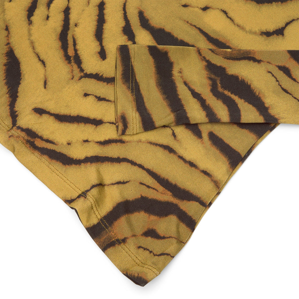 GANNI Zebra Print Jersey Turtleneck (Khaki) Top