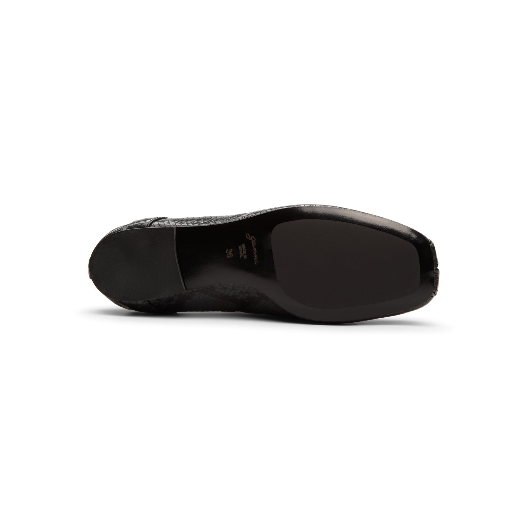 ganni-eyelets-lace-up-ballerina-snake-black-oyster  Footwear
