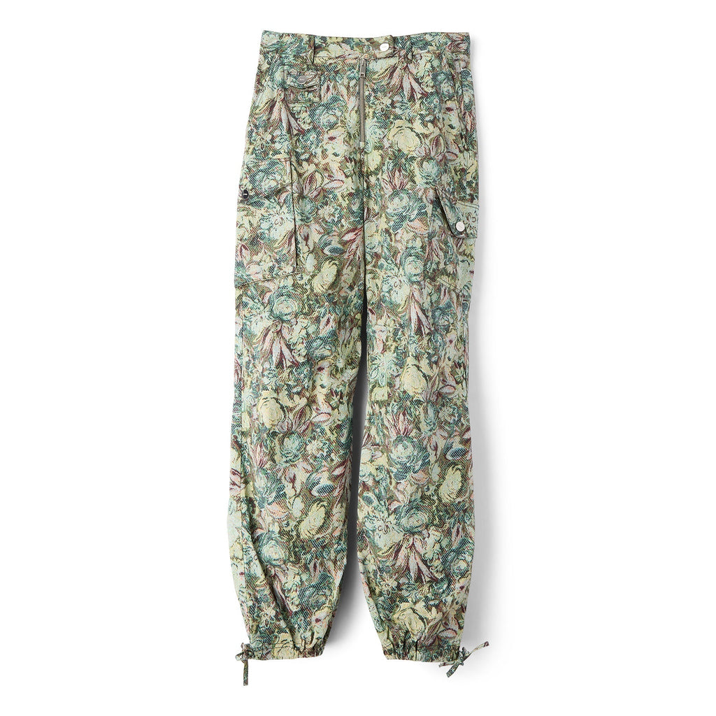 GANNI Tapestry Twill Pants (Jadeite ) Trousers