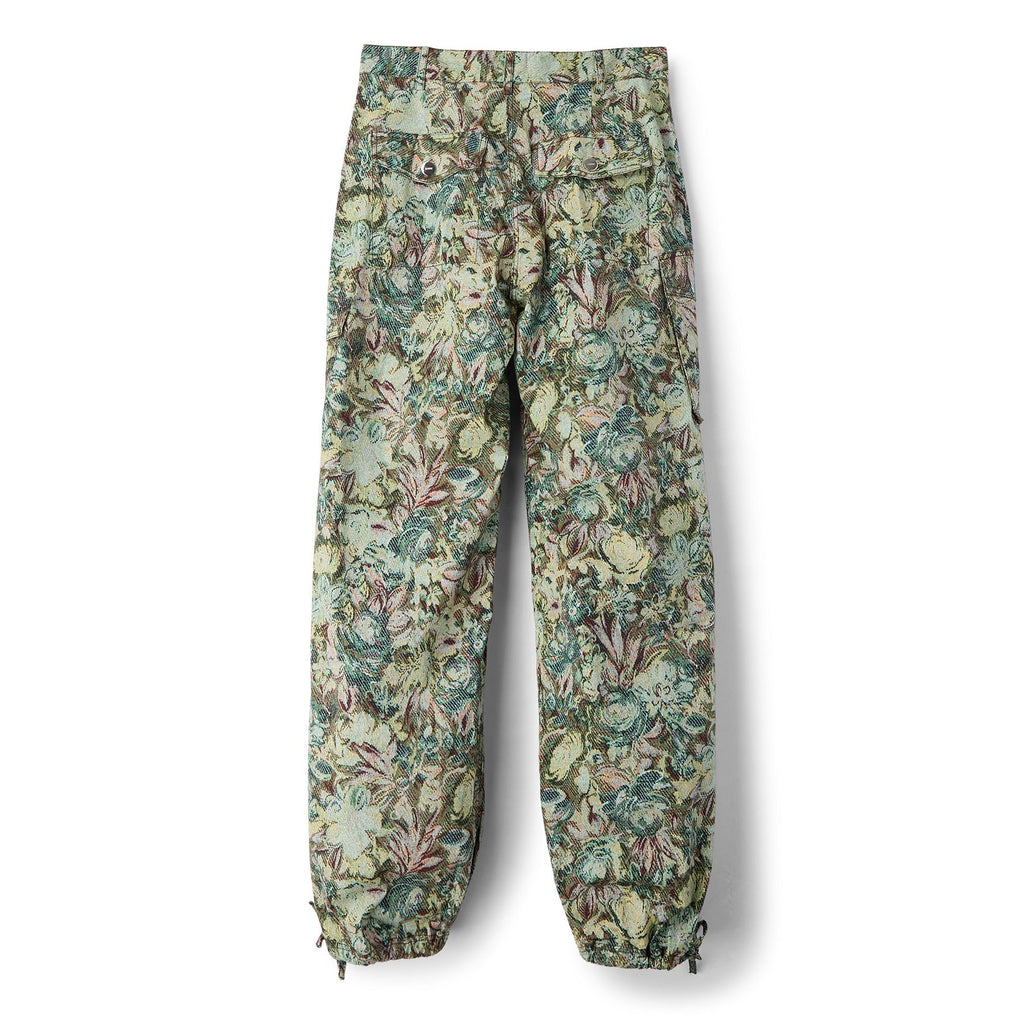 GANNI Tapestry Twill Pants (Jadeite ) Trousers